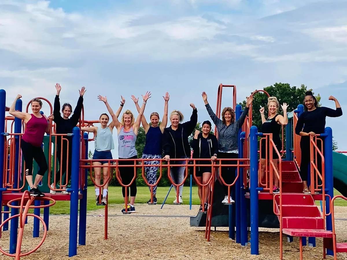 Members having fun together